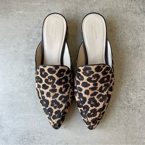 EUC Cole Haan calf hair mules 9